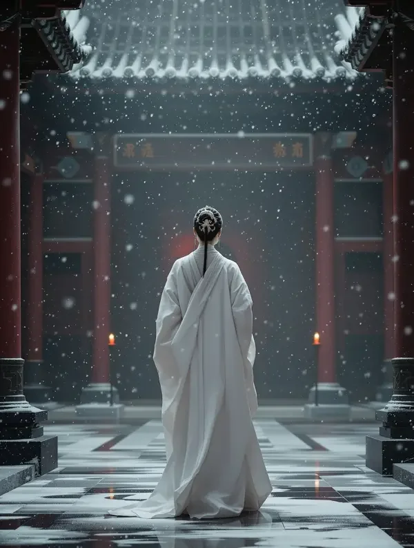 《雪落宫墙第七封信》古装宫斗短剧封面剧照